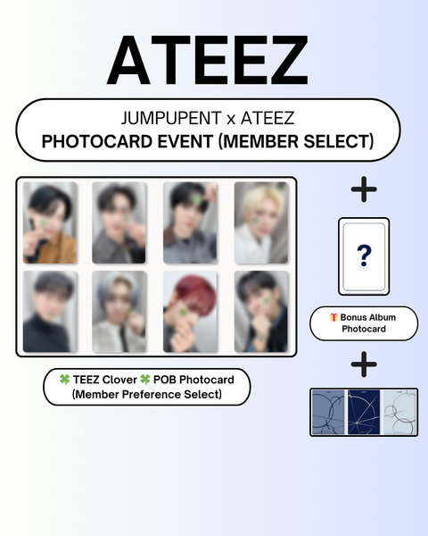 [02/09 JUMPUPENT MEMBER CLAIM POB + BONUS EVENT] ATEEZ – 13TH MINI ALBUM [GOLDEN HOUR : Part.4] (PRE-ORDER)