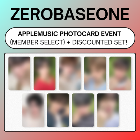 [9/5 APPLEMUSIC PHOTOCARD EVENT] ZEROBASEONE - The 4th Mini Album [CINEMA PARADISE] (PRE-ORDER)