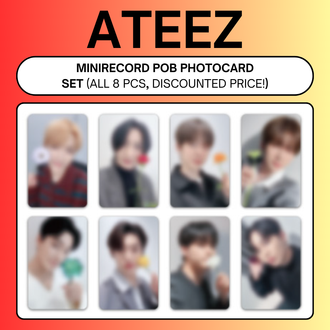 ateez minirecord ミニレコード リボン コンプリート ateez minirecord ミニレコード リボン コンプリート
