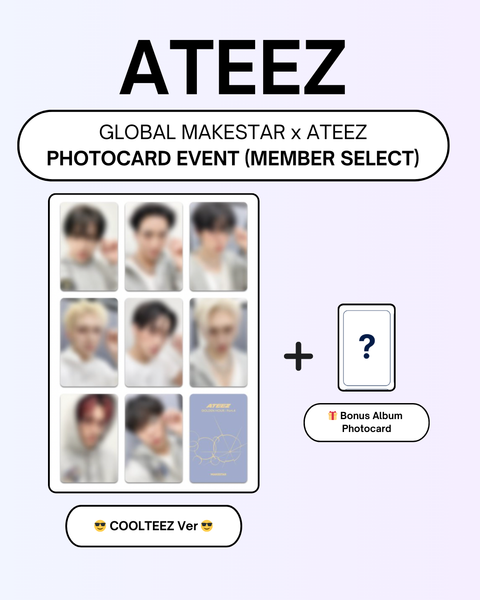 [03/05 GLOBAL MAKESTAR MEMBER CLAIM POB + BONUS EVENT] ATEEZ – 13TH MINI ALBUM [GOLDEN HOUR : Part.4] (PRE-ORDER)