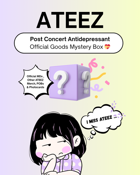 [POST-CONCERT ANTIDEPRESSANT PACK] ATEEZ Mystery Gift Pack – Official Goodies Inside!