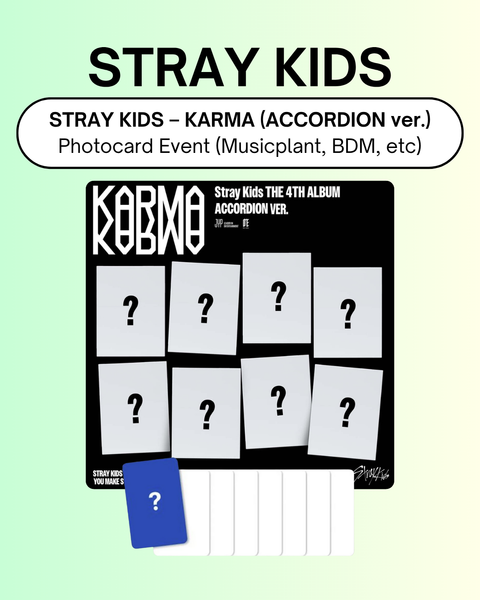 08/21 PHOTOCARD EVENT] STRAY KIDS – KARMA (ACCORDION VER.) + PRE
