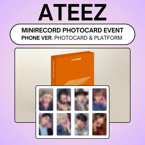 05/28 MINIRECORD LUCKY DRAW EVENT] ATEEZ - [GOLDEN HOUR : Part.1