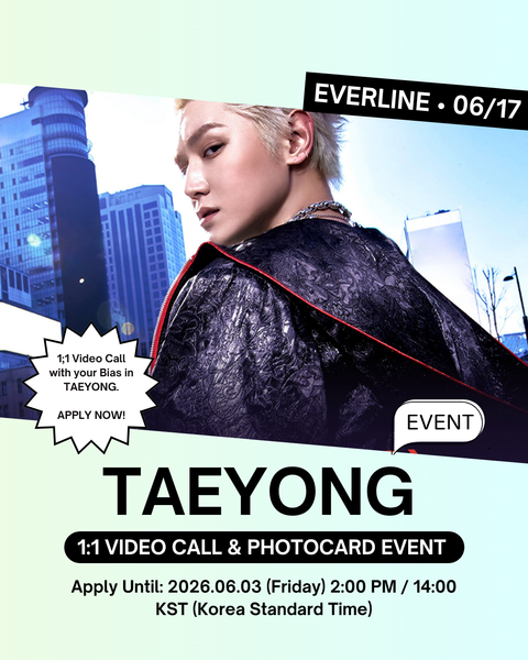 [06/17 EVERLINE 1:1 VIDEO CALL EVENT] TAEYONG – THE 1ST ALBUM [WYLD] (JEWEL CASE VER.) (PRE-ORDER)
