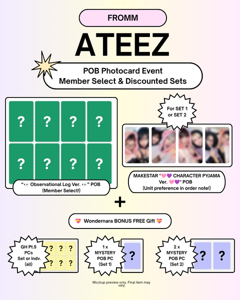 [07/25 FROMM MEMBER CLAIM POB + BONUS EVENT] ATEEZ – 14TH MINI ALBUM [GOLDEN HOUR : Part.5] (PRE-ORDER)