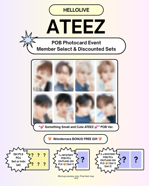 09/17 HELLOLIVE MEMBER CLAIM POB + BONUS EVENT] ATEEZ – 14TH MINI
