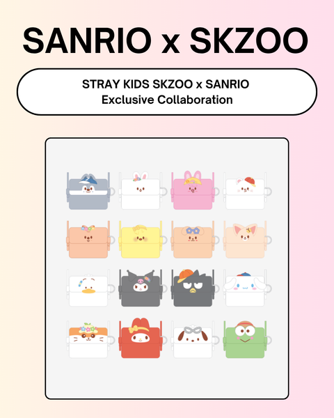 06/24 SKZOO x SANRIO CHARACTERS] Stray Kids - CARD WALLET CROSS