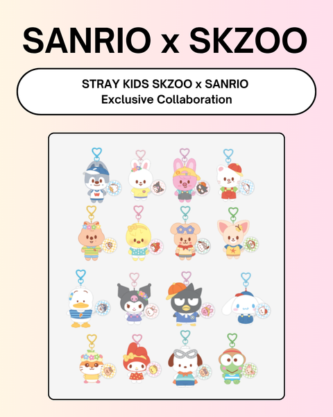 06/24 SKZOO x SANRIO CHARACTERS] Stray Kids - 10CM PLUSH MINI