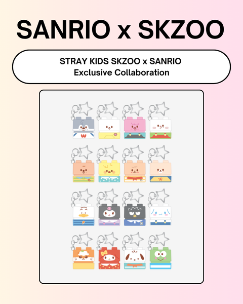 [06/24 SKZOO x SANRIO CHARACTERS] Stray Kids - SECRET BLOCK STAMP (PRE-ORDER)