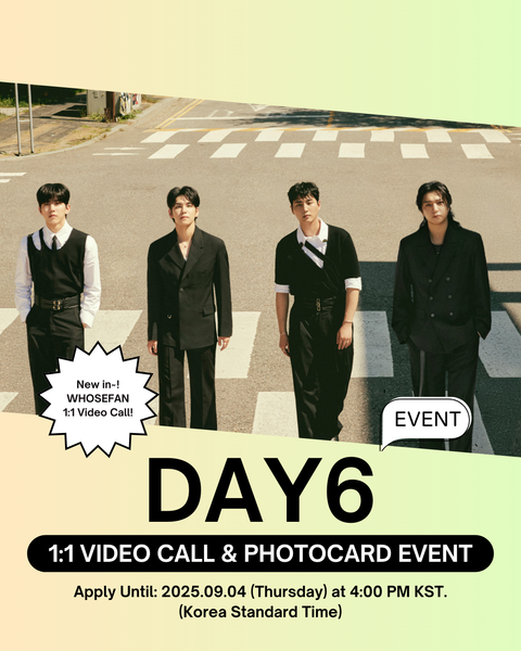 [09/18 1:1 VIDEO CALL EVENT BY WHOSFAN STORE] DAY6 – 4th Full Album [The DECADE] (ALBUM ver.) (PRE-ORDER)