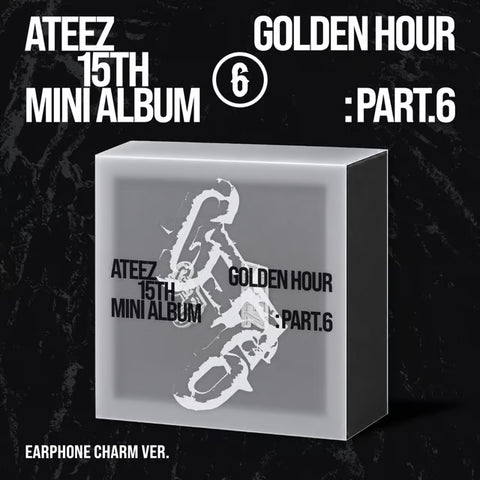 [11/12 KQ PRE-ORDER EVENT] ATEEZ 15TH MINI ALBUM [GOLDEN HOUR : Part.6] (MARBLE / EARPHONE CHARM VER.) (PRE-ORDER)