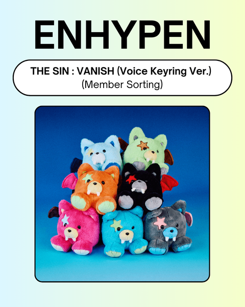 [WEVERSE] ENHYPEN - THE SIN : VANISH (Voice Keyring Ver.) (PRE-ORDER)