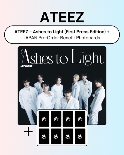ateez ashes to light 32枚コンプセット ATEEZ Ashes to Light Limited Ver Album + Tower Records Japan