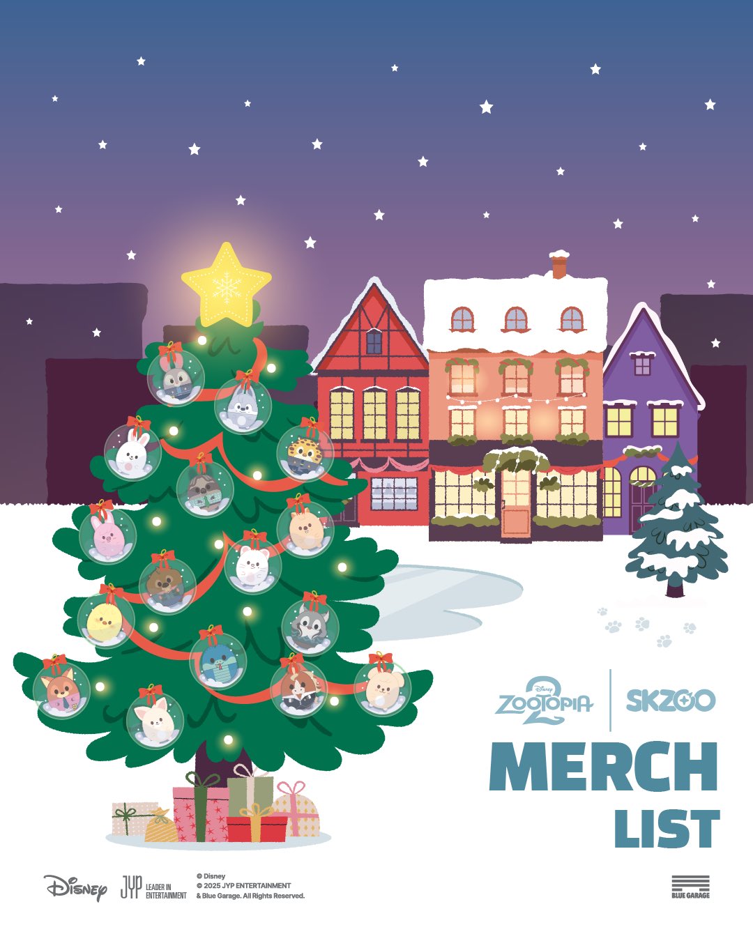 straykids popup Christmas 刺繍コースター　skzoo ZOOTOPIA2 × SKZOO OFFLINE POP-UP IN SEONGSU] OFFICIAL MERCHANDISE