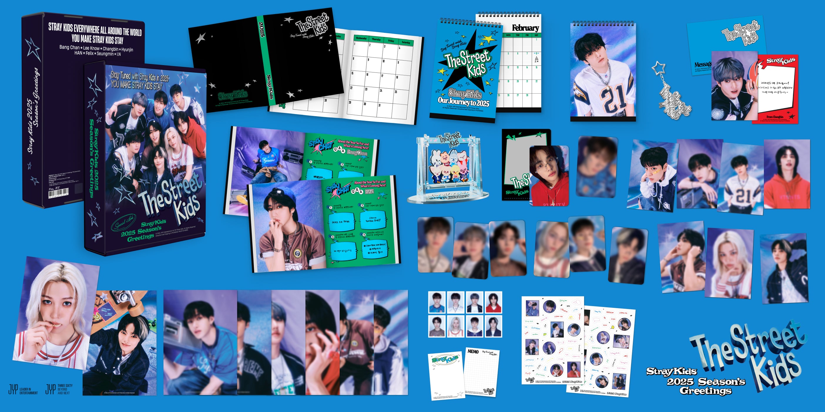 Stray Kids Season’s Greetings + 特典トレカ 12/15 STRAY KIDS - 2025 Season's Greetings [The Street Kids] +