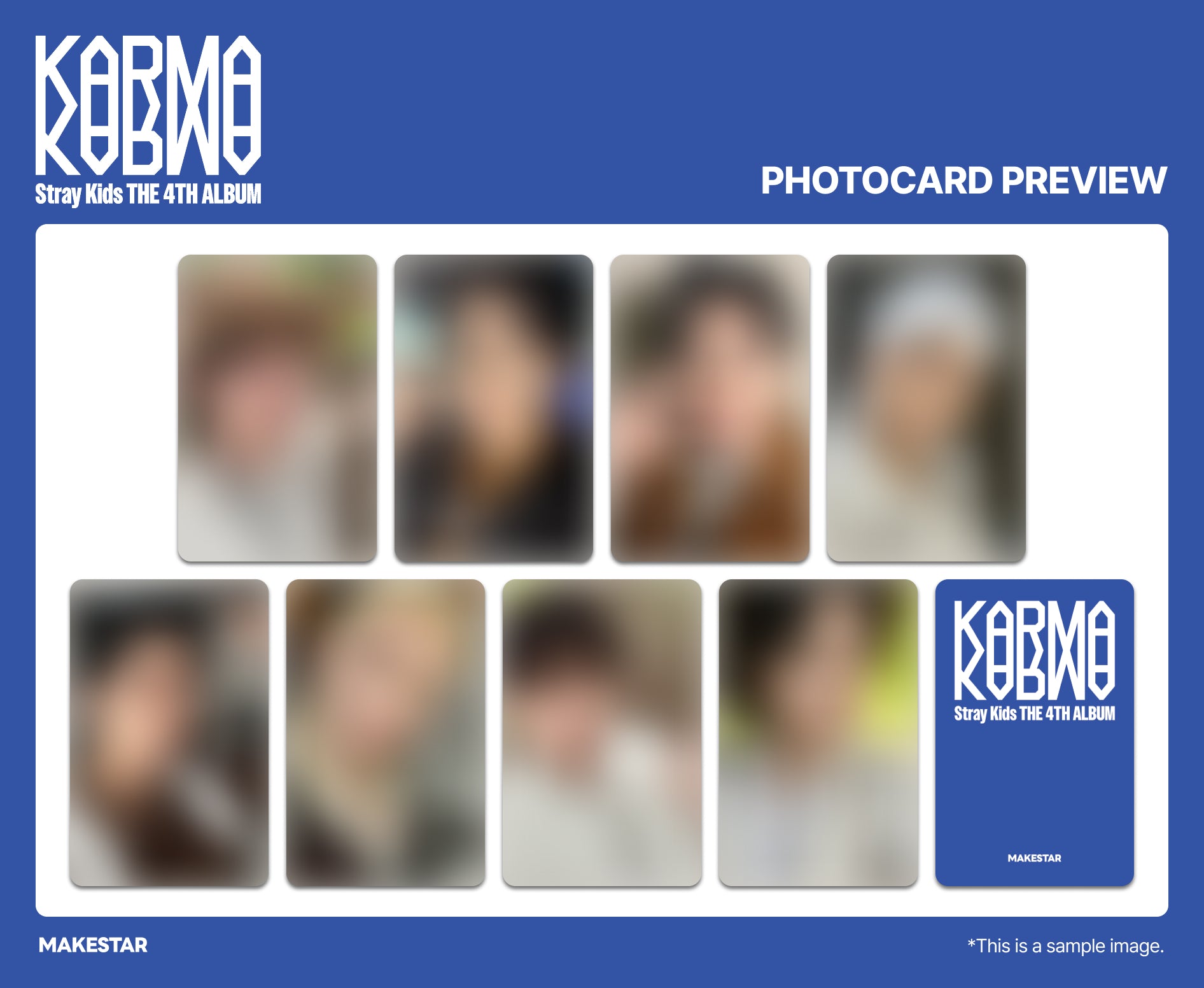 08/21 PHOTOCARD EVENT] STRAY KIDS – KARMA (ALBUM: CEREMONY VER