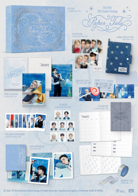 [10/14] STRAY KIDS - 2027 SEASON'S GREETINGS [Paper Tale] (PRE-ORDER)