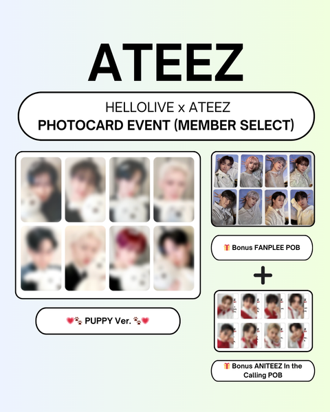 03/24 HELLOLIVE MEMBER CLAIM POB + BONUS EVENT] ATEEZ – 13TH MINI
