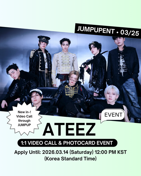 [03/25 JUMPUP 1:1 VIDEO CALL EVENT] ATEEZ – 13TH MINI ALBUM [GOLDEN HOUR : Part.4] (DIGIPACK VER.)(PRE-ORDER)