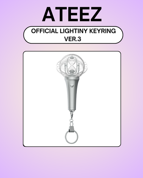 [ATEEZ] ATEEZ OFFICIAL LIGHTINY KEYRING ver.3 (PRE-ORDER)