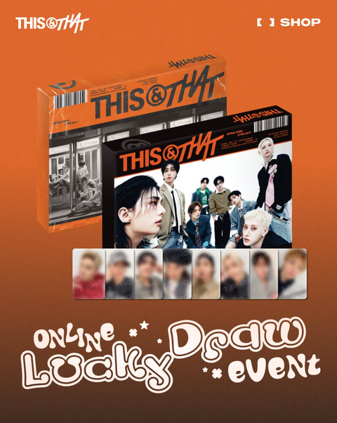 [08/27 FANSSHOP LUCKY DRAW EVENT] STRAY KIDS - THIS & THAT (THIS VER., THAT VER.) (PREORDER)