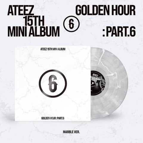 [11/12 KQ PRE-ORDER EVENT] ATEEZ 15TH MINI ALBUM [GOLDEN HOUR : Part.6] (MARBLE / EARPHONE CHARM VER.) (PRE-ORDER)