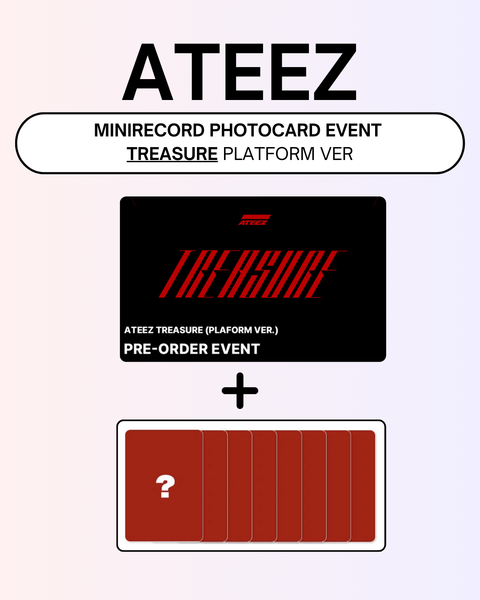 01/09 MINIRECORD PHOTOCARD EVENT] ATEEZ – [TREASURE SERIES