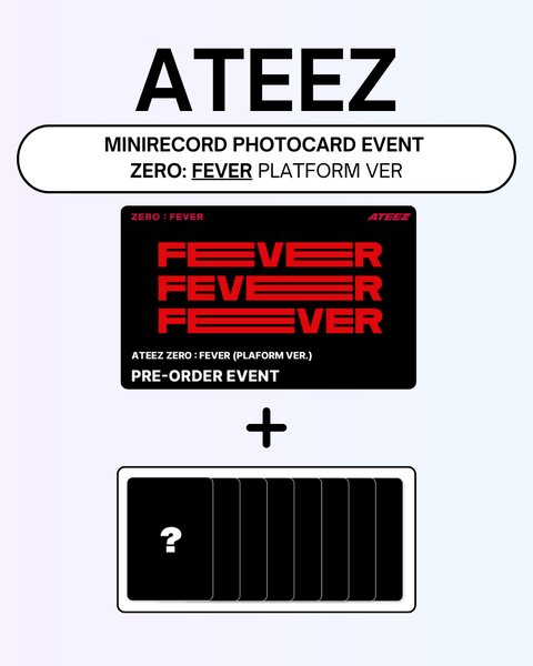 01/09 MINIRECORD PHOTOCARD EVENT] ATEEZ – [ZERO:FEVER SERIES