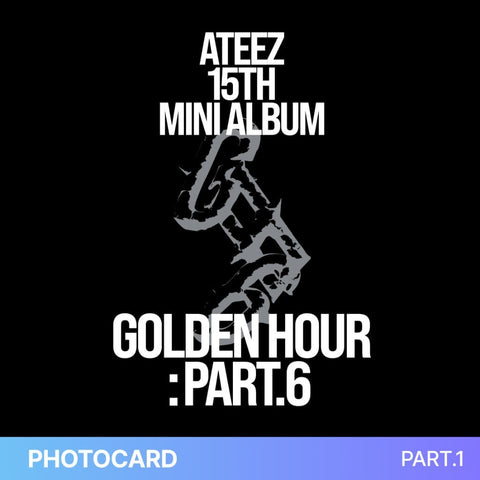 [11/12 MUVVE PHOTOCARD EVENT] ATEEZ - [GOLDEN HOUR : Part.6] (DIGIPACK VER.) & (A / DIARY / Z VER.) (PRE-ORDER)