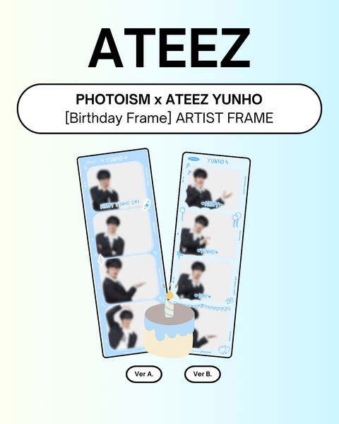 [04/24 PHOTOISM X ATEEZ YUNHO Birthday Portrait] ARTIST PORTRAIT (Ver. A or B) (PRE-ORDER)