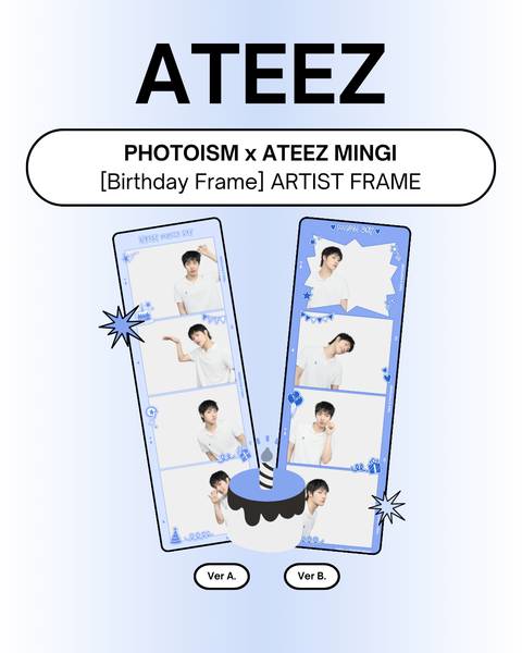 [09/07 PHOTOISM X ATEEZ MINGI Birthday Portrait] ARTIST PORTRAIT (Ver. A or B) (PRE-ORDER)