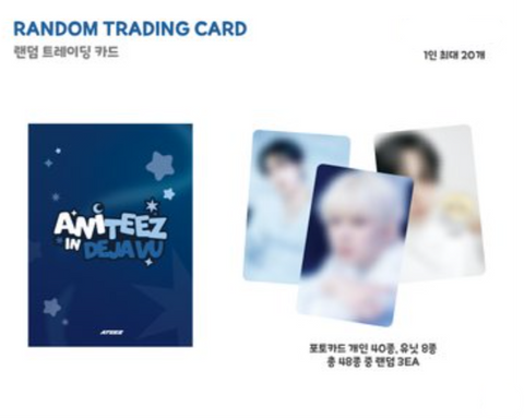 [09/06 ANITEEZ IN DEJA VU] ATEEZ - RANDOM TRADING CARD (PRE-ORDER)