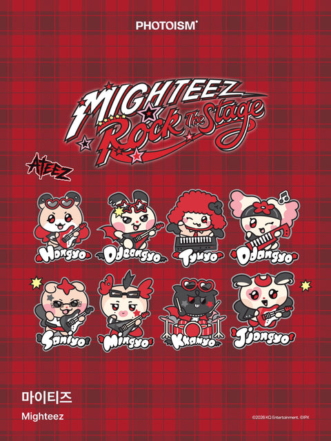 [12/30 PHOTOISM X ATEEZ] MIGHTEEZ ROCK THE STAGE CHARACTER FRAME (Ver. A, B, C or D) (PRE-ORDER)