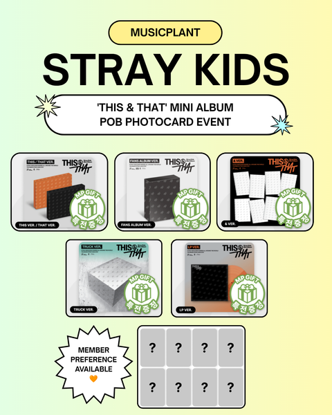 08/06 MUSICPLANT PHOTOCARD EVENT] STRAY KIDS - 'THIS & THAT' (THIS