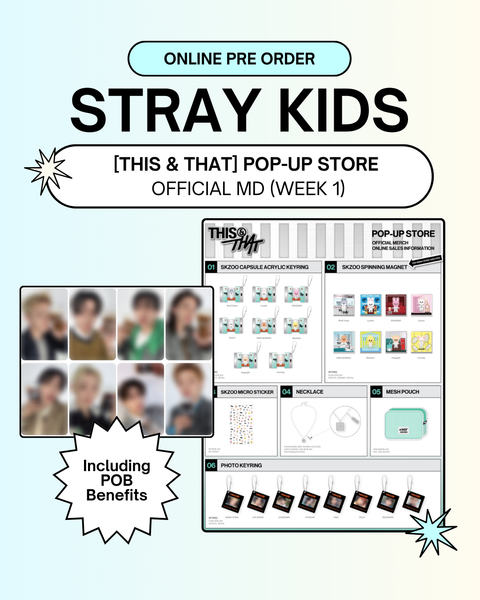[8/13 FANSSHOP WEEK 1 POP-UP STORE MD] STRAY KIDS - [THIS & THAT]