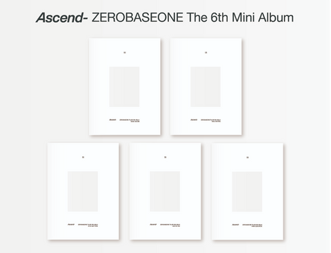 [05/26 APPLEMUSIC 1:1 VIDEO CALL EVENT] ZEROBASEONE – The 6th Mini Album [Ascend-] (11 Ver.) (PRE-ORDER)