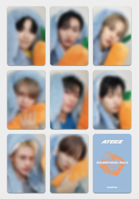 [10/19 MAKESTAR OFFLINE FANSIGN EVENT IN LA] ATEEZ - 14TH MINI ALBUM [GOLDEN HOUR : Part.5] (POCA VER.)(PREORDER)
