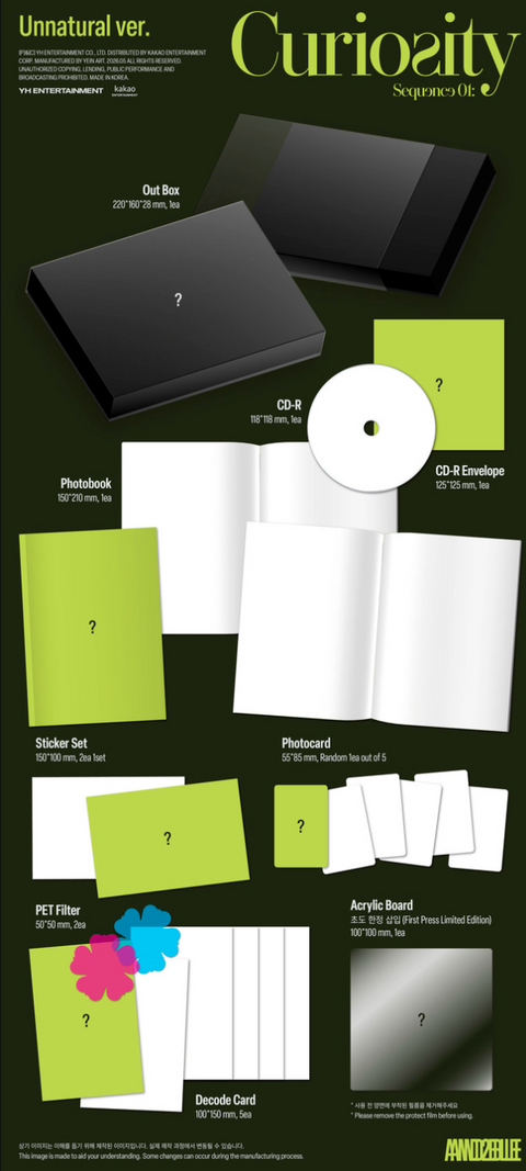 [06/05 1:1 WHOSFANSTORE VIDEO CALL EVENT] AND2BLE – 1ST MINI ALBUM [SEQUENCE 01: CURIOSITY] (PRE-ORDER)