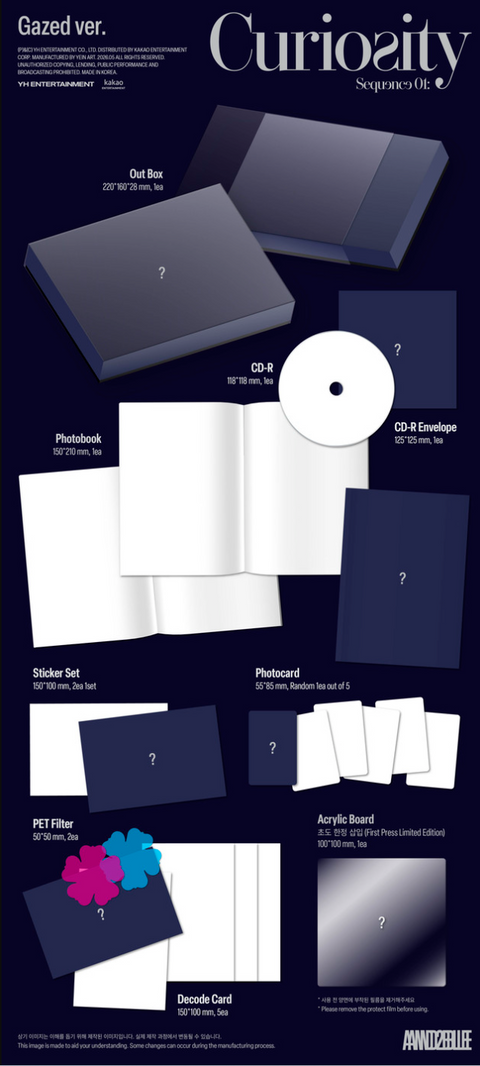 [06/05 1:1 WHOSFANSTORE VIDEO CALL EVENT] AND2BLE – 1ST MINI ALBUM [SEQUENCE 01: CURIOSITY] (PRE-ORDER)