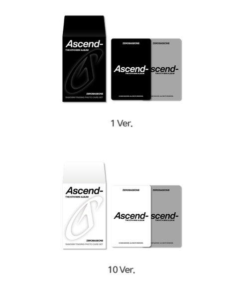 [5/31 MNETPLUS x ZEROBASEONE] THE 6TH MINI ALBUM [Ascend-] OFFICIAL MERCHANDISE + PHOTOCARD EVENT (PRE-ORDER)