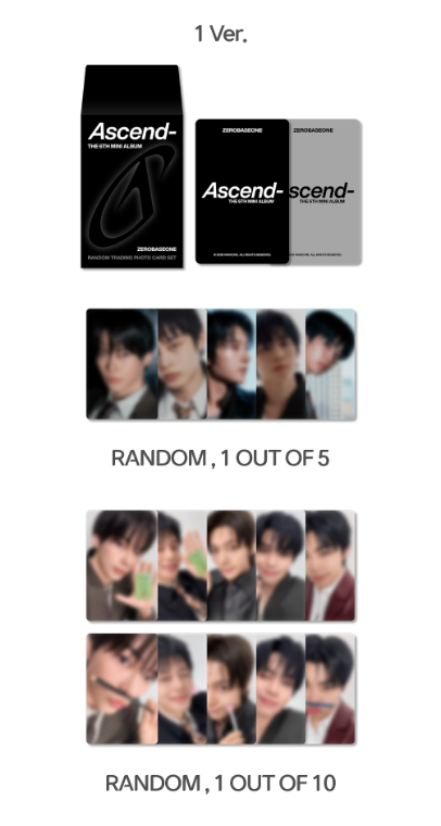 [5/31 MNETPLUS x ZEROBASEONE] THE 6TH MINI ALBUM [Ascend-] OFFICIAL MERCHANDISE + PHOTOCARD EVENT (PRE-ORDER)