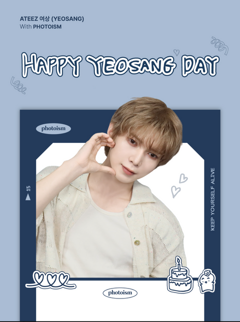 [06/15 PHOTOISM X ATEEZ YEOSANG Birthday Portrait] ARTIST PORTRAIT (Ver. A or B) (PRE-ORDER)