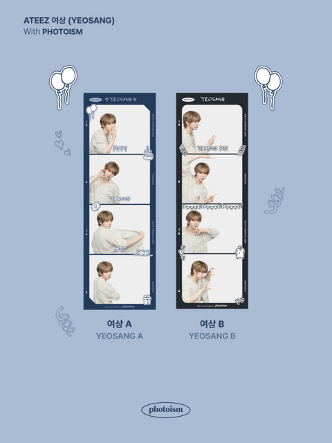 [06/15 PHOTOISM X ATEEZ YEOSANG Birthday Portrait] ARTIST PORTRAIT (Ver. A or B) (PRE-ORDER)