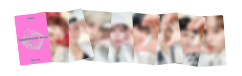 [6/30 MUVVE PHOTOCARD EVENT] ATEEZ - 14TH MINI ALBUM [GOLDEN HOUR : PART.5] PINK LP VER.