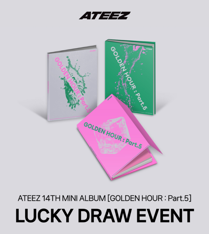 07/09 MUSINSA POB EVENT] ATEEZ - 14TH MINI ALBUM [GOLDEN HOUR