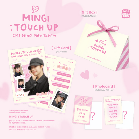 [ATEEZ 2026 BIRTHDAY MD] [MINGI]: TOUCH UP (PRE-ORDER)