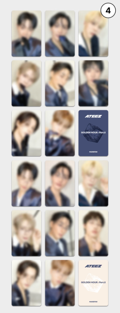 [8/23 MAKESTAR POB PHOTOCARD EVENT] ATEEZ - 14TH MINI ALBUM [GOLDEN HOUR : Part.5][CDP VER.](PREORDER)