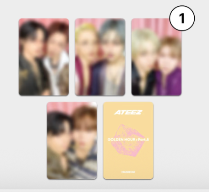 [8/23 MAKESTAR POB PHOTOCARD EVENT] ATEEZ - 14TH MINI ALBUM [GOLDEN HOUR : Part.5][CDP VER.](PREORDER)
