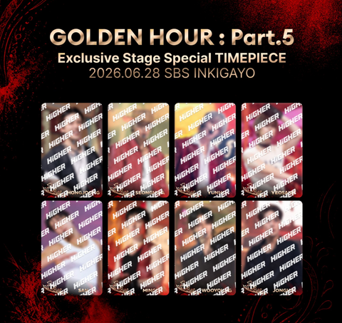 [09/17 HIGHER POB EVENT] ATEEZ - 14TH MINI ALBUM [GOLDEN HOUR : Part.5] 'BAD' EXCLUSIVE STAGE SPECIAL(TIMEPIECE)(PREORDER)