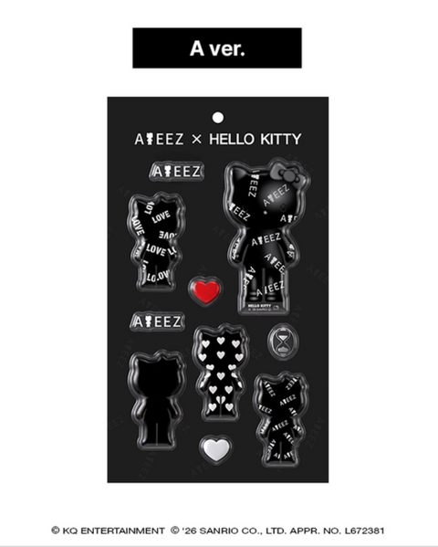 [11/15 ATEEZ JAPAN MD] ATEEZ x HELLO KITTY: BLACK SERIES (PART 3) (PRE-ORDER)